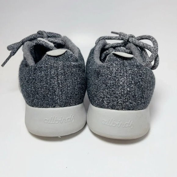 Allbirds Grey Wool Low Top  Runner Shoes - Picture 5 of 11